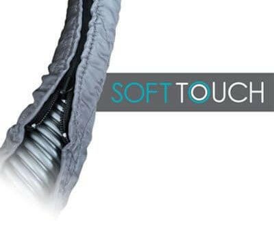 Soft Touch Central Vacuum Hose Cover ( Sock )- Zippered Grey Discount